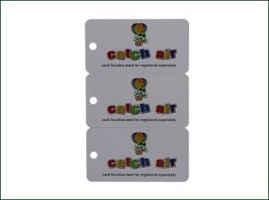 Wholesale Customized Greeting Plastic Gift Cards Hole Punched Design Non - Contact Type from china suppliers