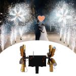 12 Receivers Wireless Remote Control Windmill Spinning Cold Pryo Fountain
