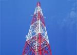 Steel 220 Kv Transmission Line Towers , High Tension Triangle Antenna Tower