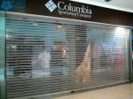 12mm Tube Polycarbonate Clear Roller Shutters For Mall