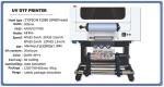A3 Size UV DTF Printer 30cm 60cm UV DTF Printer Film AB For Crystal Label