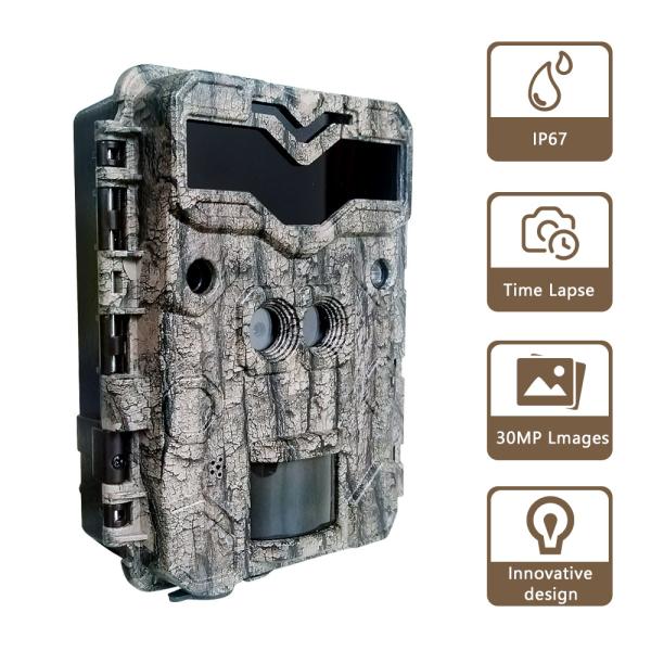 Dual Sensors Infrared Trail Camera 0.15s Trigger KW698A 4K Hunting Camera NO