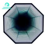 Indoor Outdoor Ambiance Enhanced by Custom Neon Infinity Mirror 12V Power