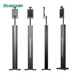 Apartment 8 Inch IP54 Face Recognition Infrared Thermometer Android 7.1