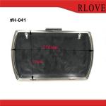 Iron Metal handbag plastic box clutch frame for ladies purse with different
