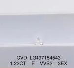 1.22 Ct E Color VVS2 3EX Lab Grown Diamond Jewelry CVD Synthetic Lab Grown