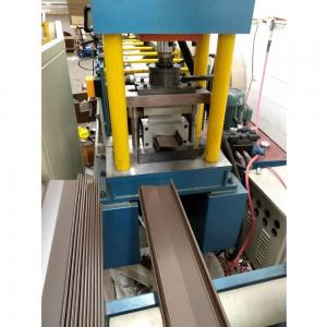 China 0.6mm-1.0mm Thickness Aluminum Louver Blade Staves Suspended Ceiling Bar Roll Forming Machine on sale