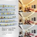 IP20 Custom LED Light Strip 12v/24v 2700k 3000k 4000k 6500k 12000k 120 Beads SMD
