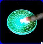 Acrylic Custom Business Gifts Round Party Club Led Coaster Lights Lightweight
