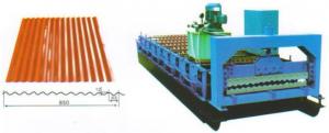 Automatic Wall Panel Roll Forming Machine , Sheet Metal Roll Forming Machine