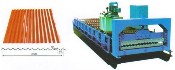 Quality Automatic Wall Panel Roll Forming Machine , Sheet Metal Roll Forming Machine for sale