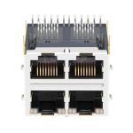 LPJ27312A43NL 10/100 Base-T 8p8c Green&Yellow/Green&Yellow LED 2x2 Port RJ45