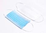 Lace Up Disposable Non Woven Face Mask , Odorless Surgical Mask Disposable 3 Ply