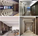 Recessed Drywall Plaster Gypsum Aluminium Led Profile For Ceiling LED Light