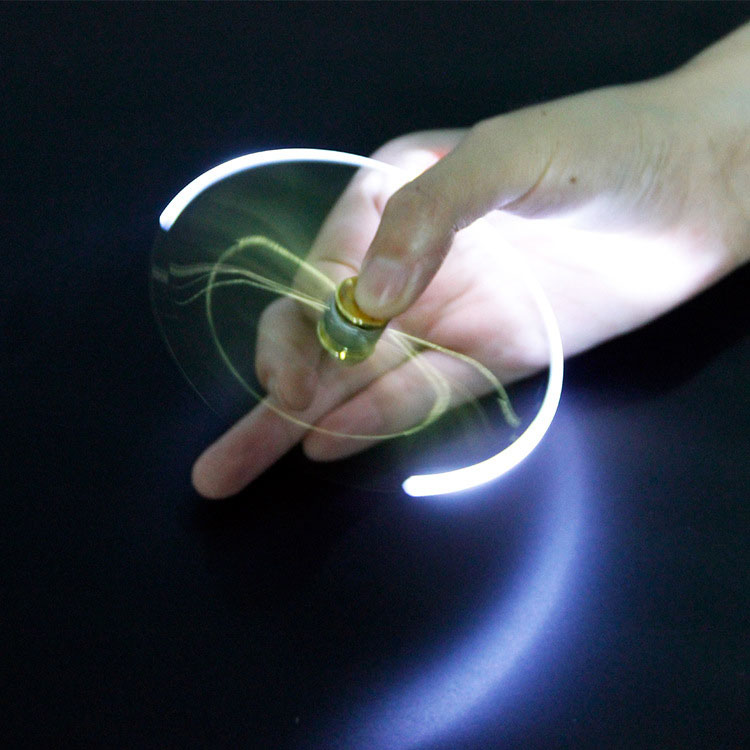 Luminous Decompression Fingertip Finger Gyro for Kids Aged 5-7 Multi Functional and Fu