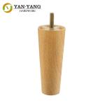 Furniture hardware Chrome Plastic Sofa Leg with Long Round Tube