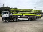 Zoomlion's 56-meter concrete pump truck is equipped with German Shandeka chassis