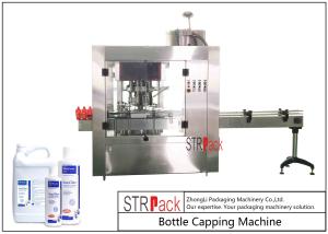 Wholesale Rotary Bottle Capping Machine / 4 Heads Rotary Capping Machine For Plastic Screw Caps from china suppliers