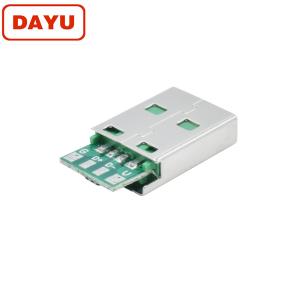 Wholesale VOOC Supper Fast Charging Connector 4P Type A Male USB Socket For OPPO Cable from china suppliers