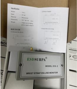 Wholesale Anti Static 1.8W SURPA 518-2 ESD Wrist Strap Monitor from china suppliers
