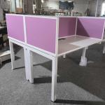 Office Furniture Table Two Person Staff Computer Cubicle Office Workstation