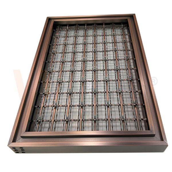 Flexible Stainless Steel Decorative Wire Mesh 0.4-8mm Architectural For Shopping