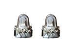 PP Or ABS Material Funeral Coffin Decorative Coffin Parts With Steel Bars