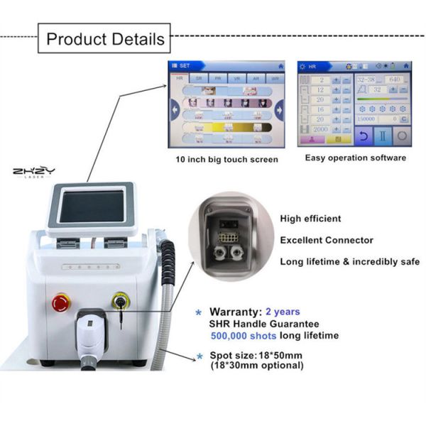 SHR hair removal machine