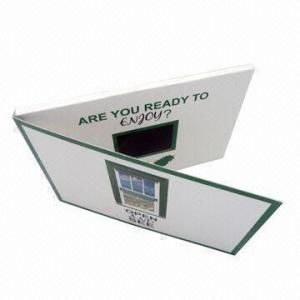 Wholesale Multipage 5.0 Inch Video In Print Brochure With 1.5-3 Hours Lifespan from china suppliers