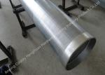 Stainless Steel Filter Wedge Johnson Wire Screen , Deep Well Water Pipes