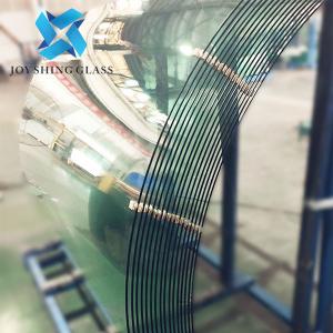 China Bend Tempered Glass 10mm Green Safety Toughened Glass on sale