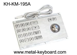 Wholesale Anti - Vandalism Trackball Industrial Keyboard with Trackball With PS/2 / USB Interface from china suppliers