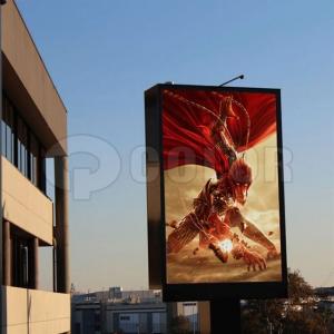 Wholesale IP65 Ph10mm Single Pole High Brightness Outdoor LED Billboard for Advertising from china suppliers