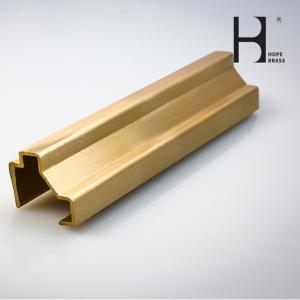 Wholesale C38000 Decorative Brass Profile CE Certification With Brushed Surface from china suppliers