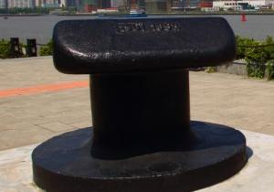 Wholesale Tee Type Marine Steel Mooring Components Mooring Dock Bollard For Ship OEM Details For Marine Curved Mooring Bollard from china suppliers
