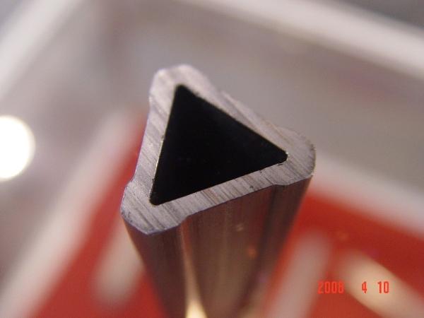 Custom Machanical Special Steel Pipe , Seamless Triangle Steel Tubes ST35,ST37