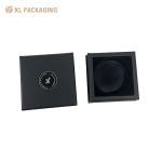 Luxury Custom Logo Black Lid And Base Rigid Boxes Paper Box Cardboard Paper