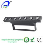 7pcs 3W RGBW LED Gold matrix moving head stage light For Dj Equipment