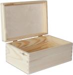 White Decoration Large Wooden Box 20cm X 30cm Storage Keepsake Wood Box Plain