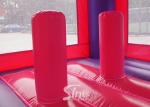 4in1 pink kids party inflatable princess bounce house with slide from Guangzhou