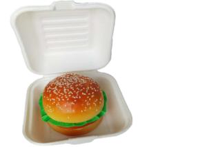 Wholesale Bagasse Burger 6 Inch Biodegradable Takeout Containers from china suppliers