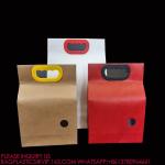 Recyclable Kraft Custom Design Rice Packaging Bags For 2 Kg 5kg Empty Rice Bags