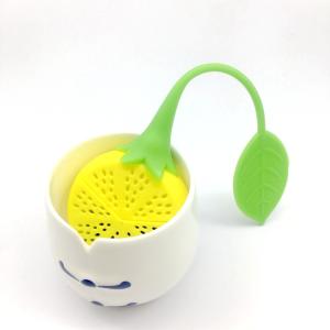 Wholesale Unique silicone lemon tea infuser personalized soft food grade unique silicone tea infuser mini silicone tea container from china suppliers