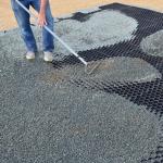 Plastic Grass Grid Pavers HDPE Plastic Grass Grid Gravel Pavers In Parking
