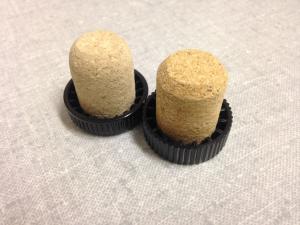 Wholesale Synthetic cork T-cap stopper wiht bevelled edge from china suppliers