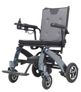 Wholesale Lightweight Carbon Fiber Electric Wheelchair 120kg Load Capacity Reclining Wheelchair With Anti Explosion Wheels from china suppliers