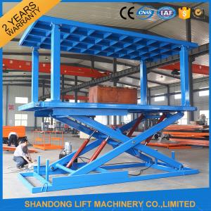 Wholesale Double Deck Car Parking System , Stable Scissor Hydraulic Portable Garage Car Elevator from china suppliers