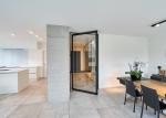 White / Black Aluminium Pivot Doors High Security Double Glazed
