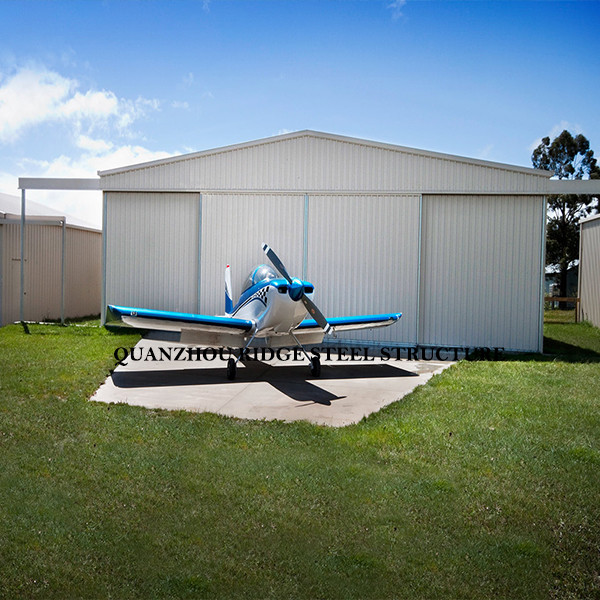 Light Prefab Steel Structure Building , Large Space Steel Building Aircraft