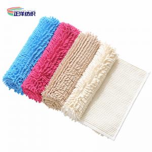 Wholesale 16X24 Door Carpet Mats 1500GSM Microfiber Soft Plush Chenille PU Coating Backing Washable Floor Mat from china suppliers